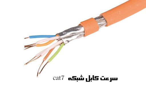 سرعت کابل شبکه cat7