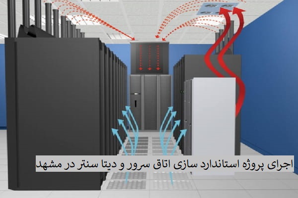 اجرای پروژه استاندارد سازی اتاق سرور و دیتا سنتر در مشهد
