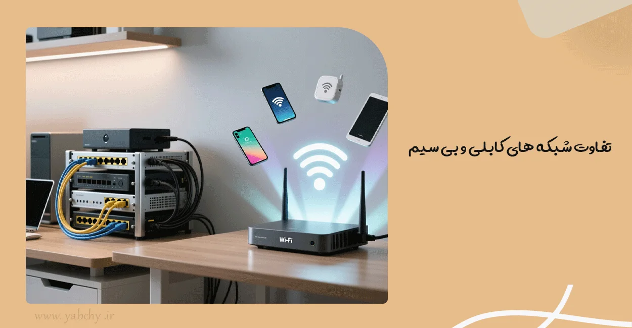 تفاوت بین شبکه کابلی و وایرلس